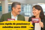 España: guía rápida de pensiones y subsidios enero 2026 – fechas clave de cobro
