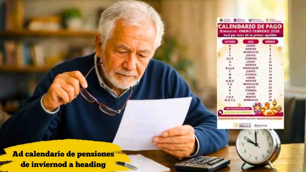 España publica el calendario de pensiones de invierno: cómo solicitar, quién califica y pagos de enero y febrero