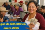 Calendario de Pensiones ANSES: pagos de $85,000 en enero 2026, quién cobra y cómo inscribirse