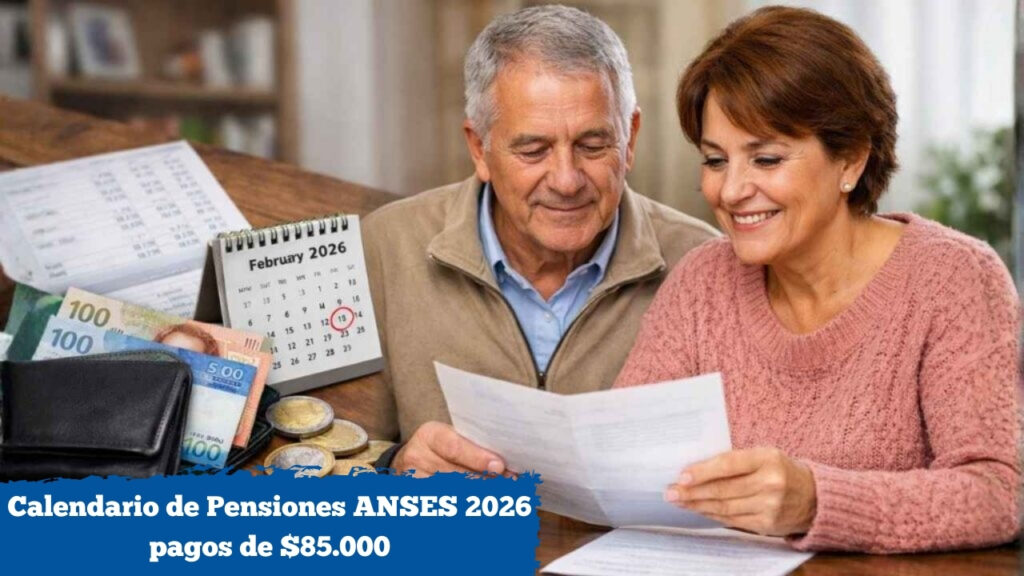 Calendario de Pensiones ANSES 2026: pagos de $85.000, quién cobra en enero y cómo inscribirse