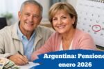 Argentina: Pensiones enero 2026 — quién cobra, cuánto se paga y calendario oficial de inscripciones