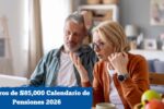 Argentina: Calendario de Pensiones 2026 — Cobros de $85,000 en enero y febrero, requisitos y pasos para inscribirse
