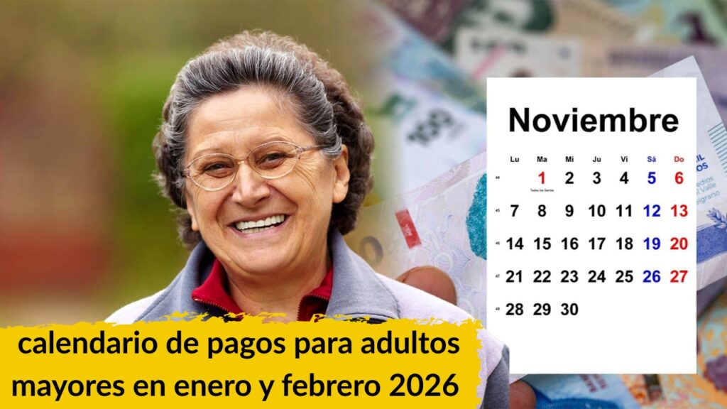 Apoyo Bienestar 2026: calendario de pagos para adultos mayores en enero y febrero