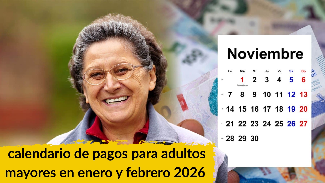 Apoyo Bienestar 2026: calendario de pagos para adultos mayores en enero y febrero