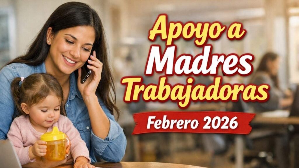 Apoyo a Madres Trabajadoras: calendario de febrero 2026, monto de $3,600 y requisitos de inscripción