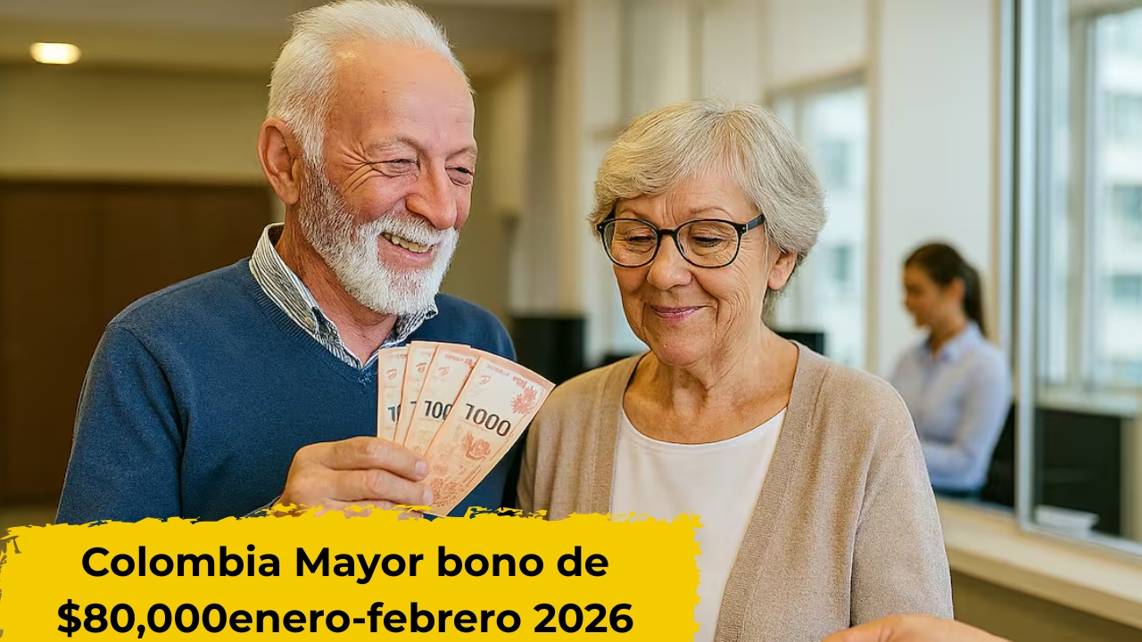 Colombia Mayor enero-febrero 2026: bono de $80,000, quiénes califican y cómo inscribirse en el programa