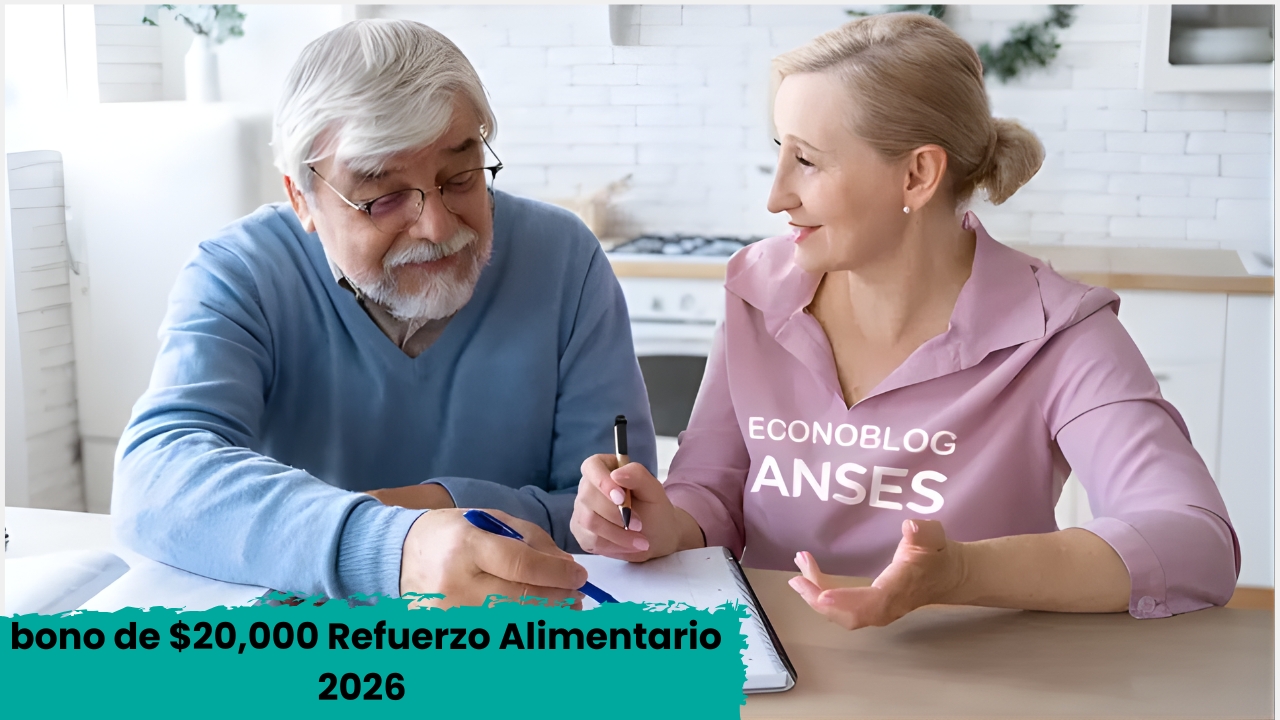 Refuerzo Alimentario 2026: bono de $20,000, quiénes califican y cómo pedirlo online