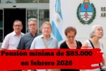 Argentina: Pensión mínima de $85.000 en febrero 2026 – quién cobra, cómo inscribirse y calendario oficial de pagos
