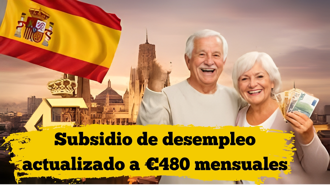 España: Subsidio de desempleo actualizado a €480 mensuales – quién lo recibe y cuándo se paga en enero 2026