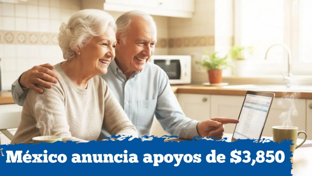 México anuncia apoyos de $3,850: requisitos y calendario de pagos para adultos mayores