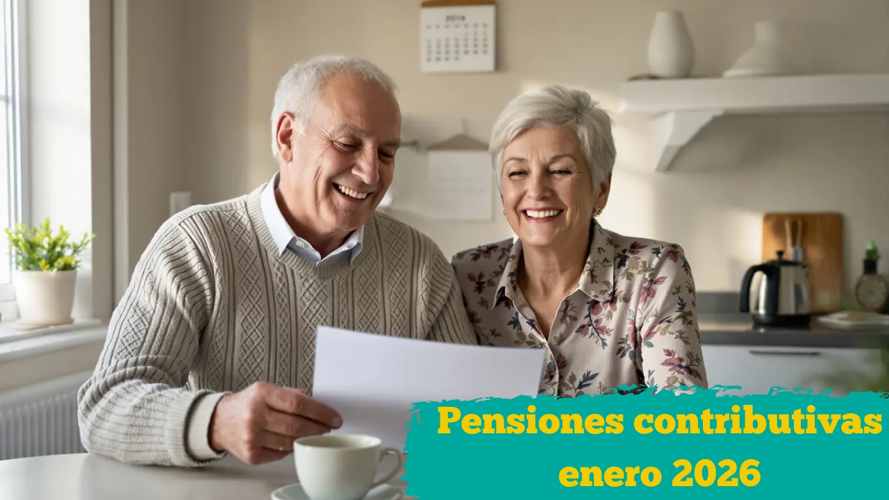 Pensiones contributivas enero 2026: calendario de pagos y aumentos confirmados