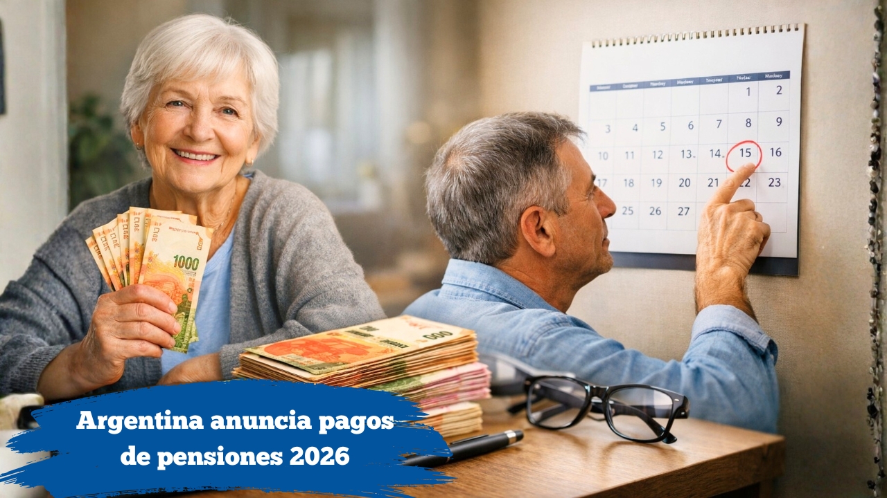 Argentina anuncia pagos de pensiones 2026: quién cobra, cuánto reciben y calendario de enero-febrero