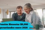 Pensión Bienestar enero 2026: $6,000 garantizados, cómo registrarse y cuándo se paga