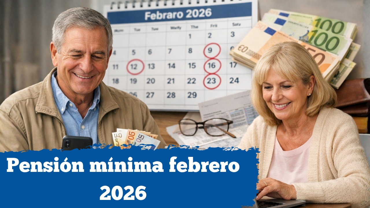 Pensión mínima febrero 2026: aumento oficial, beneficiarios y calendario de cobro